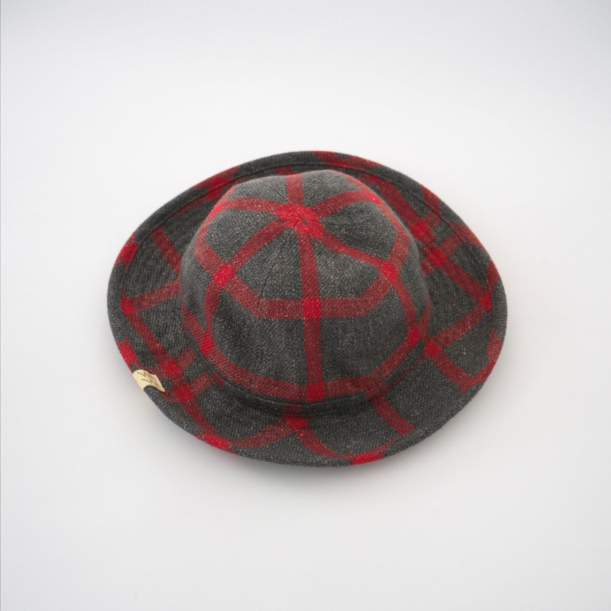 Visvim 23AW Wool Linen Plaid Bucket Cap