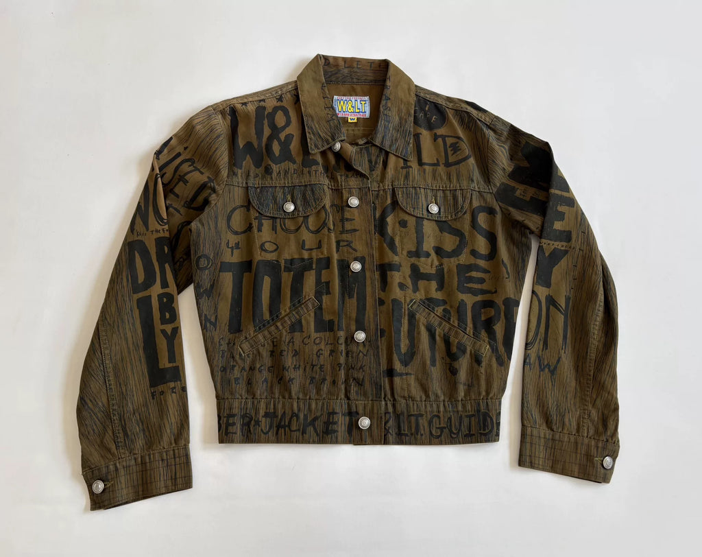 Walter van Beirendonck 1998 graffiti jacket
