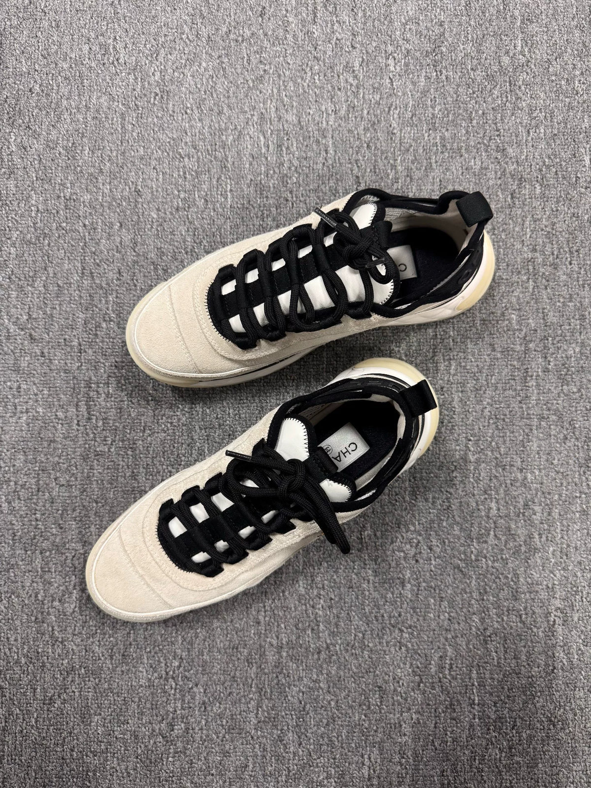 Chanel Black & White Sneakers