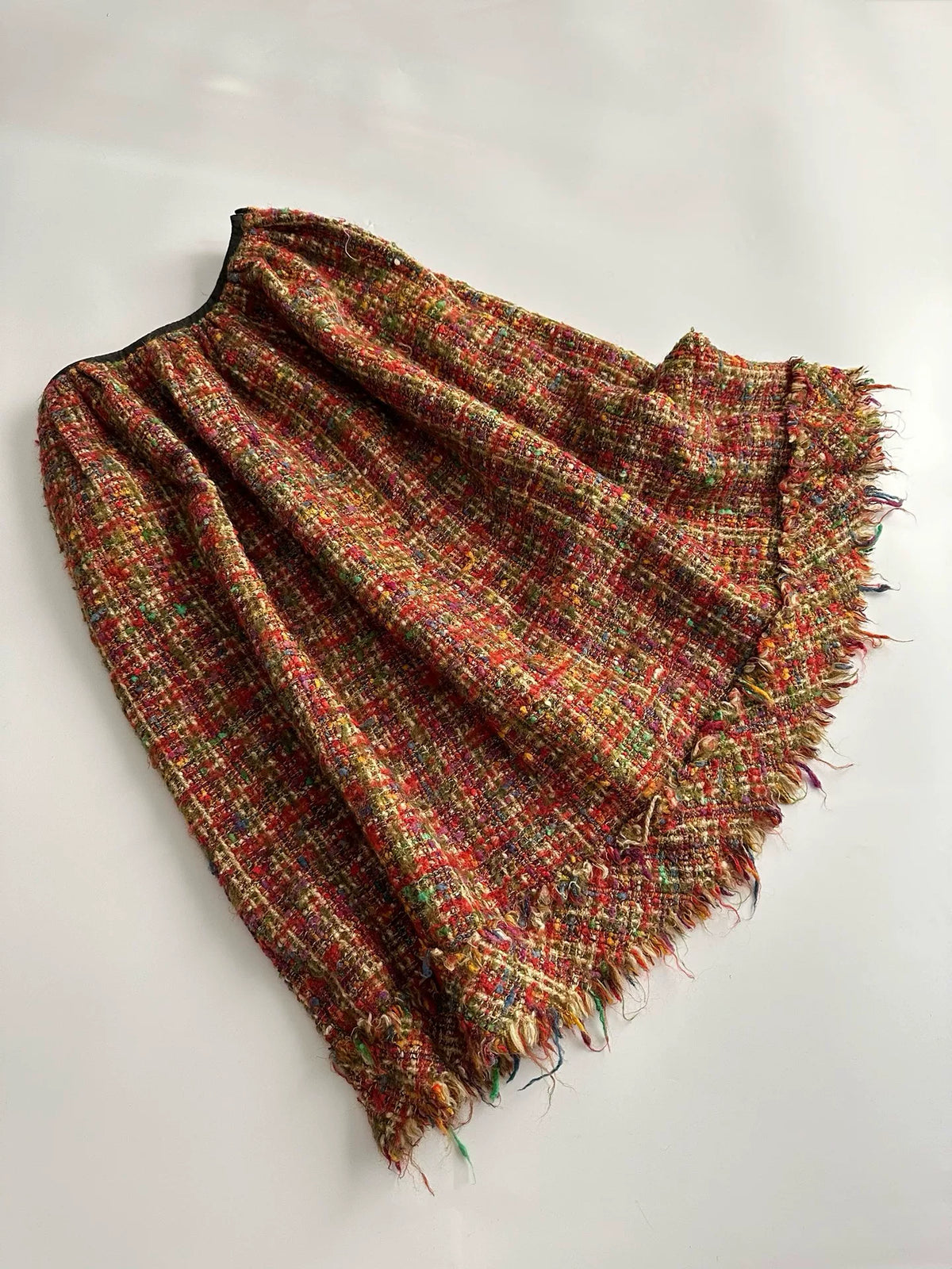 Junya Watanabe 2000 rough pattern wool skirt