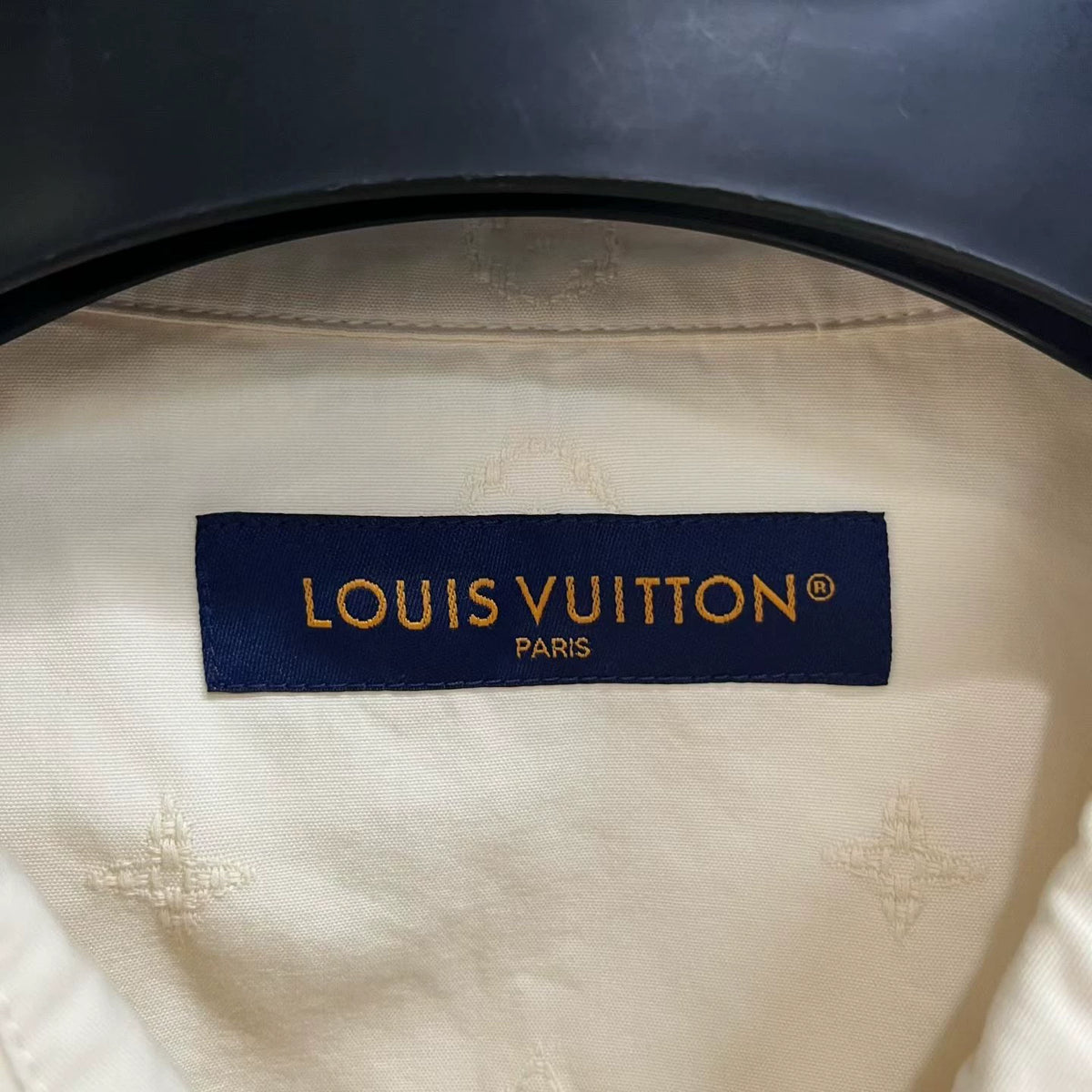Louis Vuitton All-Over Logo Embroidered Single-Button Work Jacket