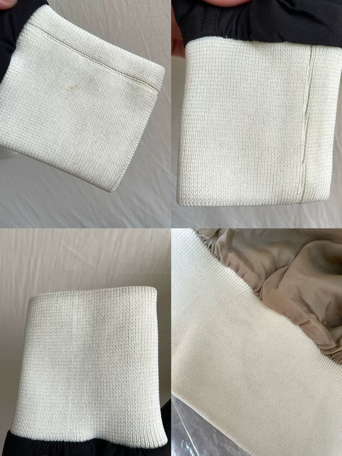 Yohji Yamamoto 02AW White Zip Up Sweater