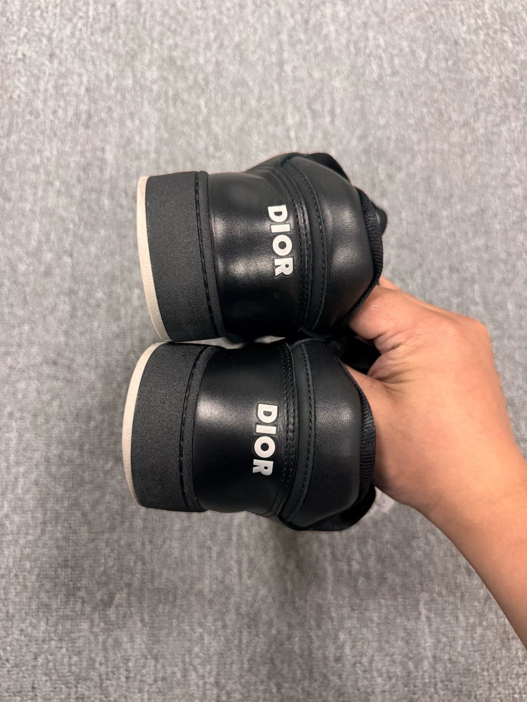 Dior B27 Black Monogram Sneakers