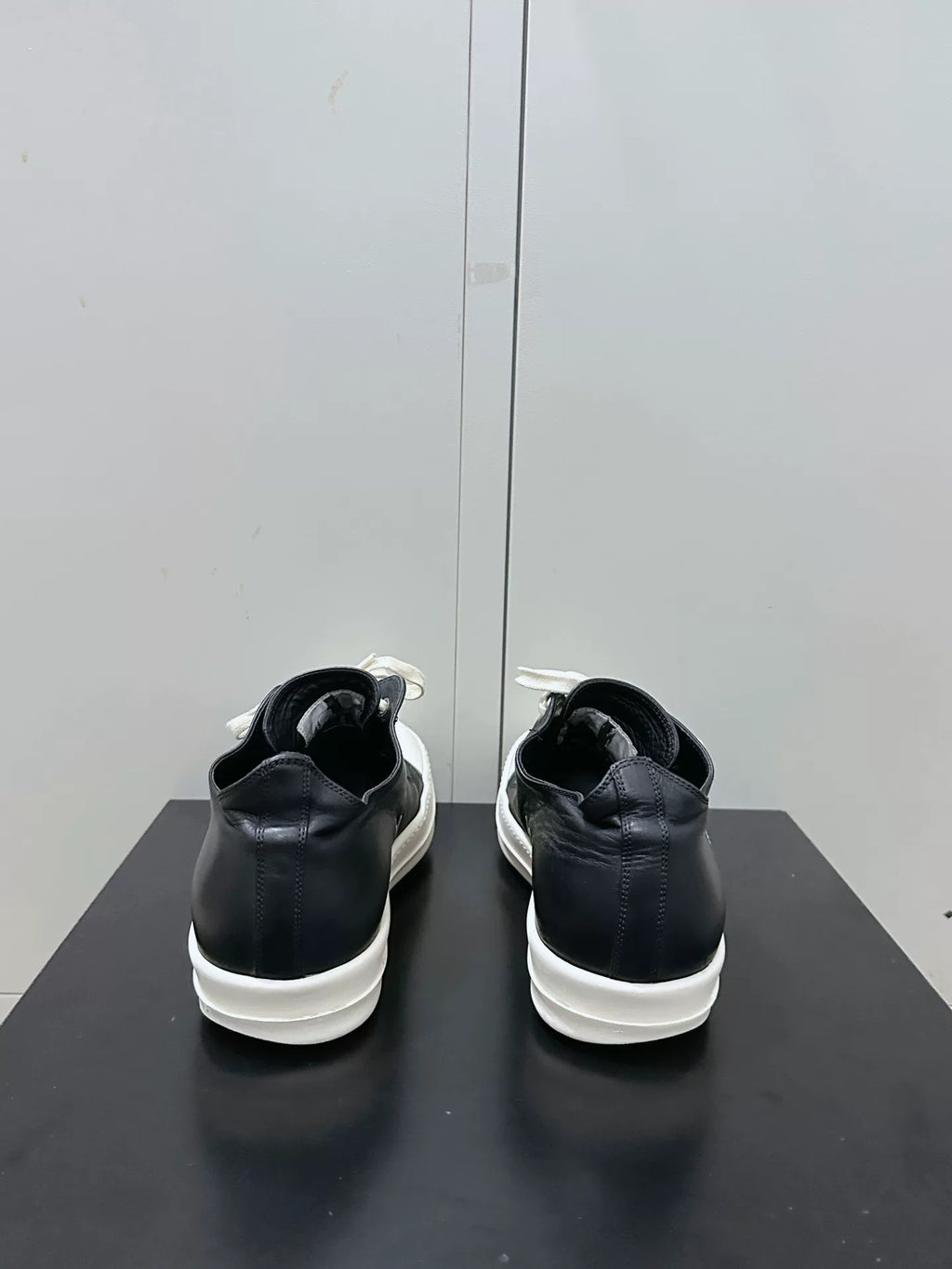 Rick Owens Leather Large Converse Sneakers