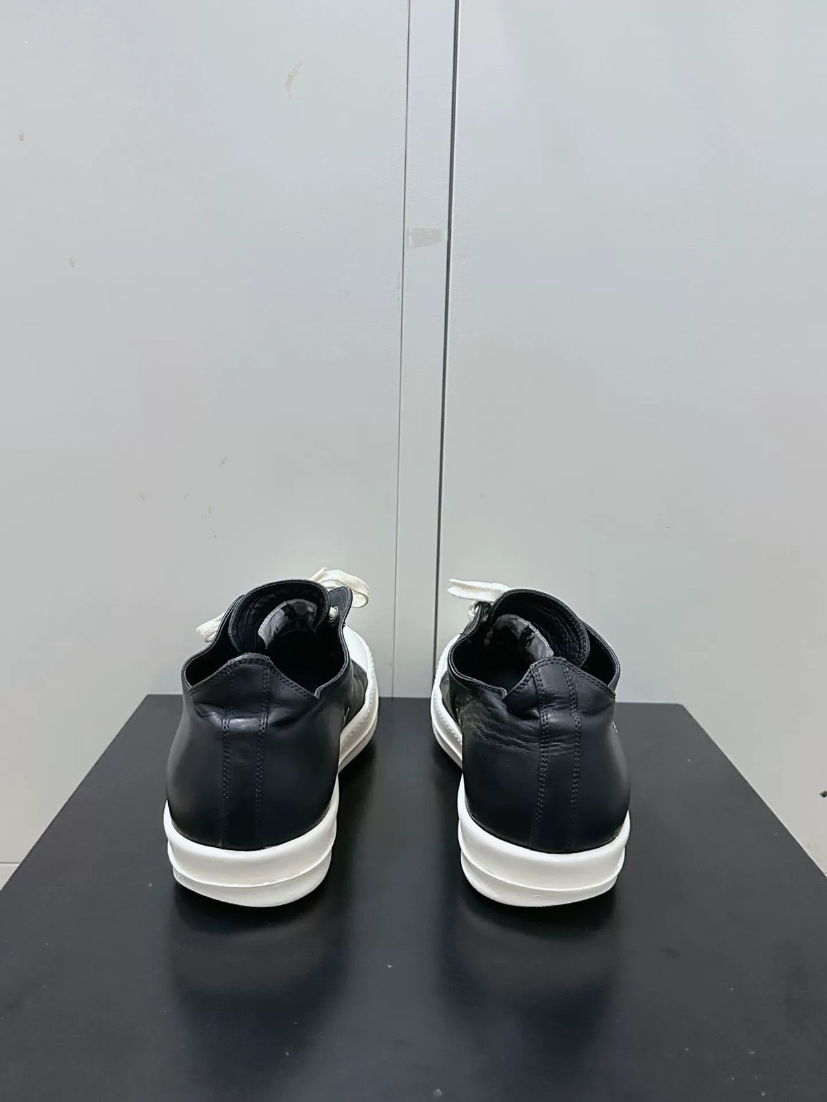 Rick Owens Leather Large Converse Sneakers