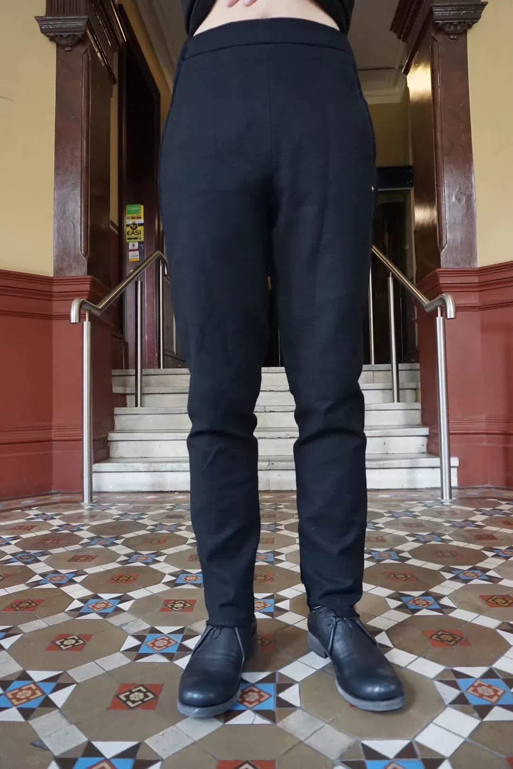 M.A+ FW19 Elastic Waist Cotton Trousers