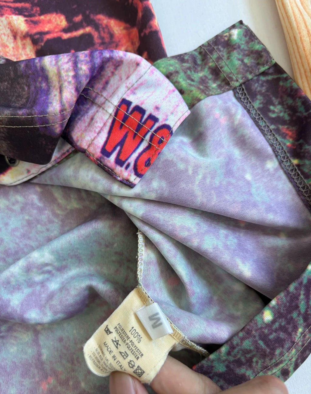 Walter Van Beirendonck signature style printed shirt