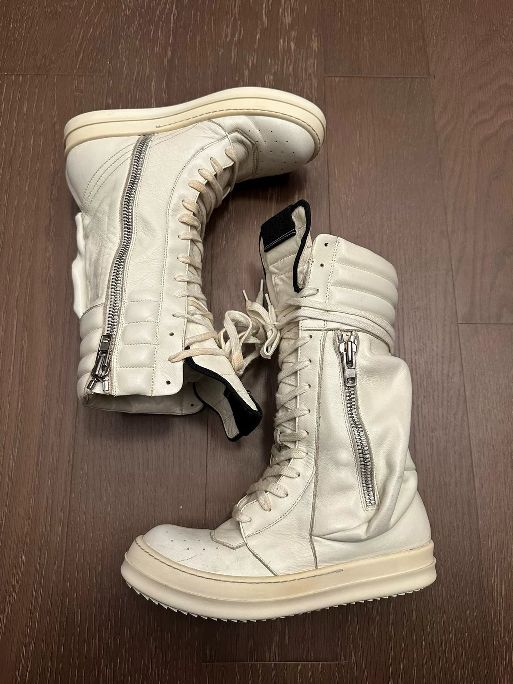 Rick Owens Cargo basket Knight boots