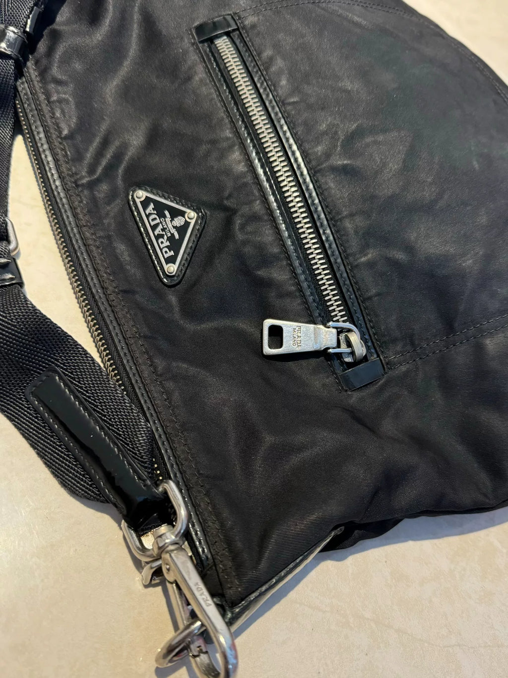 Prada sports red label sporty crossbody bag