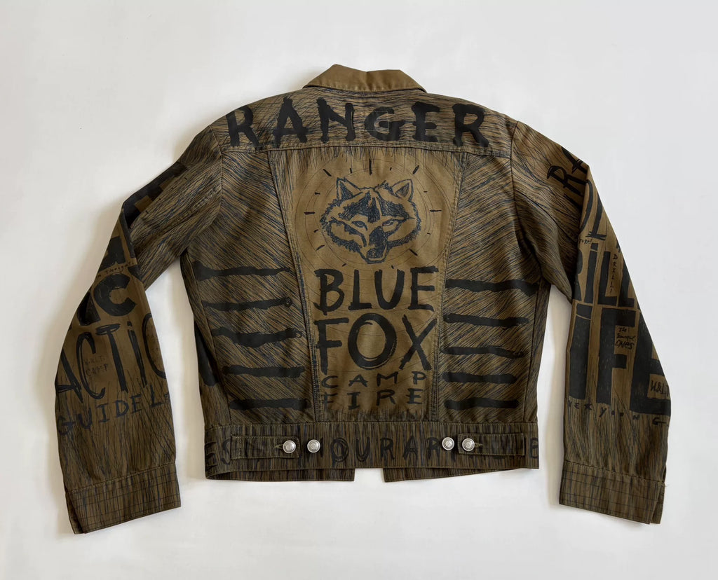 Walter van Beirendonck 1998 graffiti jacket