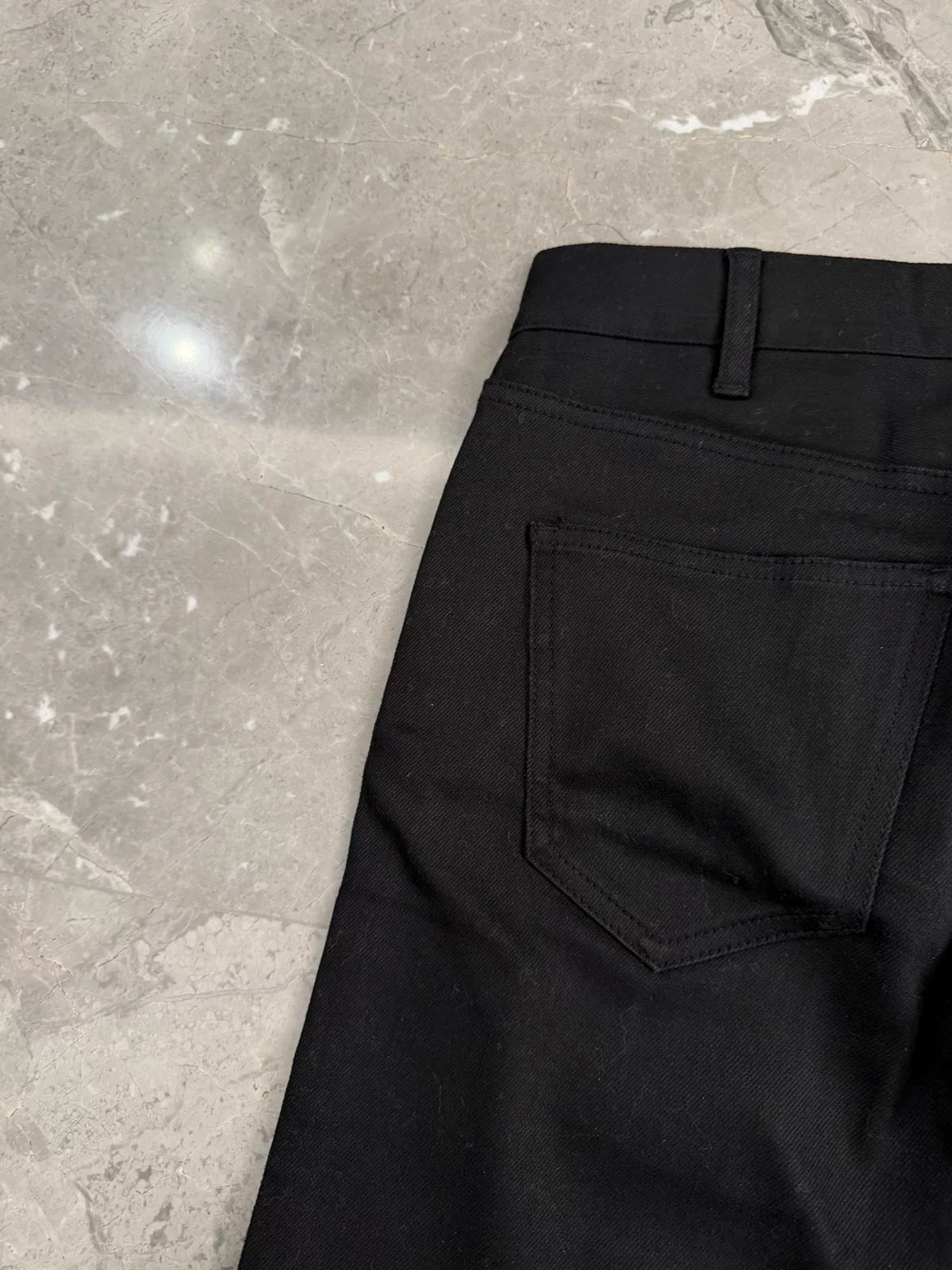 Celine 19SS SK003 Black Straight-Leg Denim Jeans