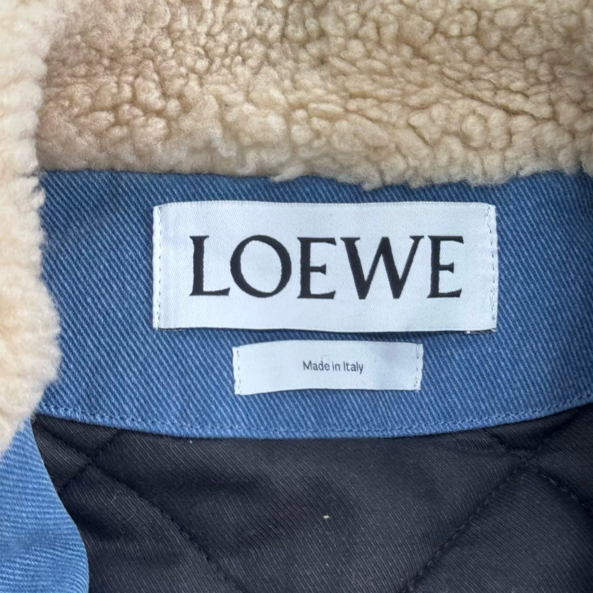Loewe Blue Denim Trench Coat