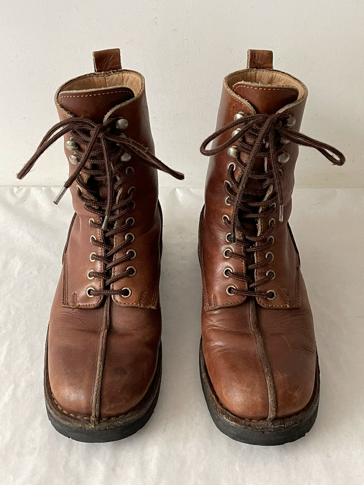 Yohji Yamamoto Patchwork Brown Boots