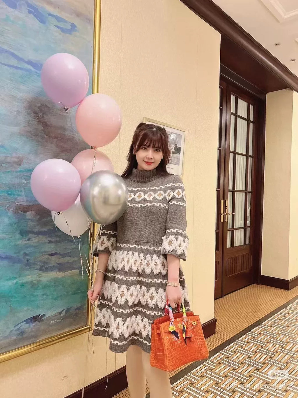Chanel Snow Collection Knit Dress