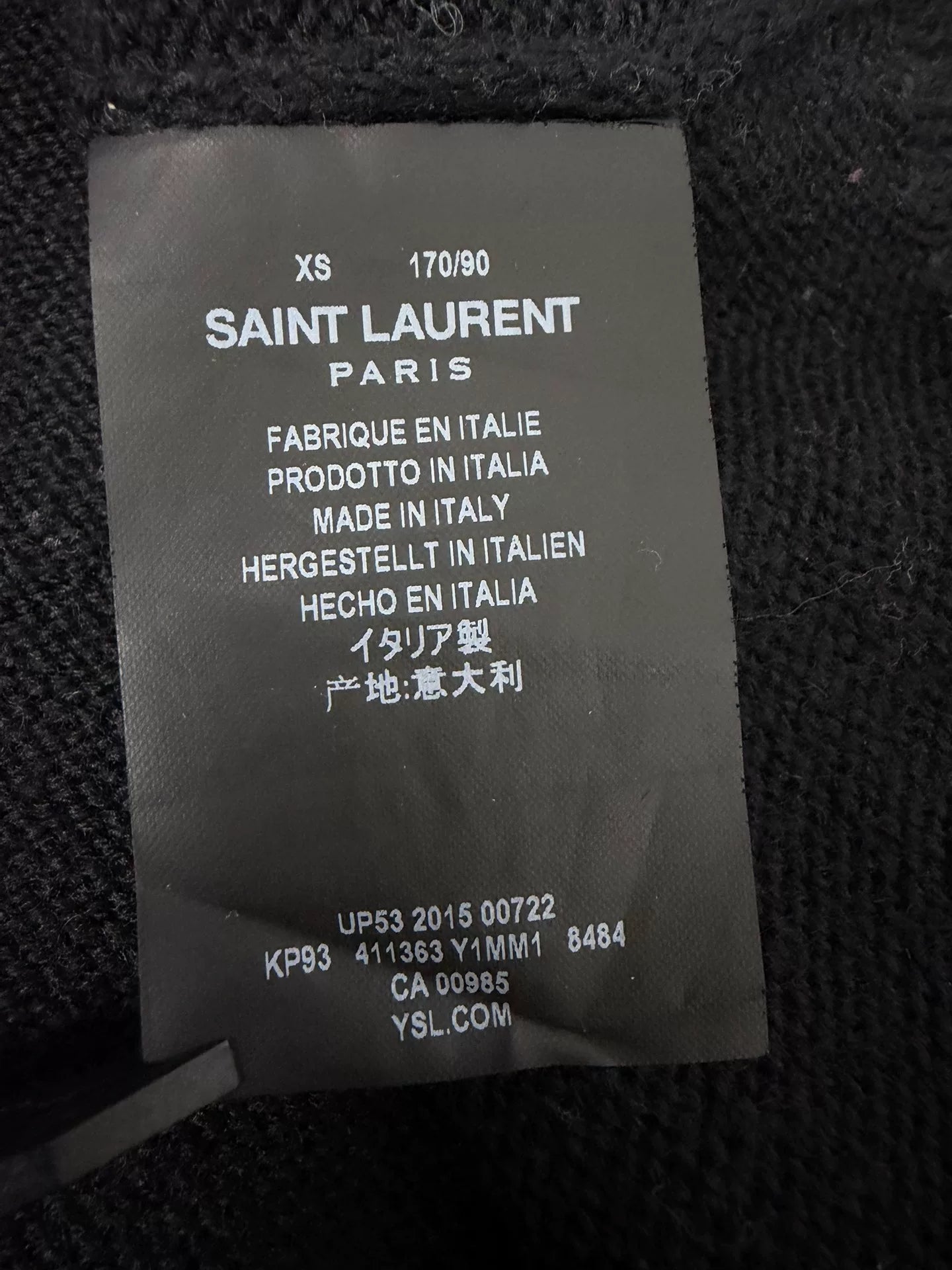 Saint Laurent SS16 Dinosaur Intarsia Sweater