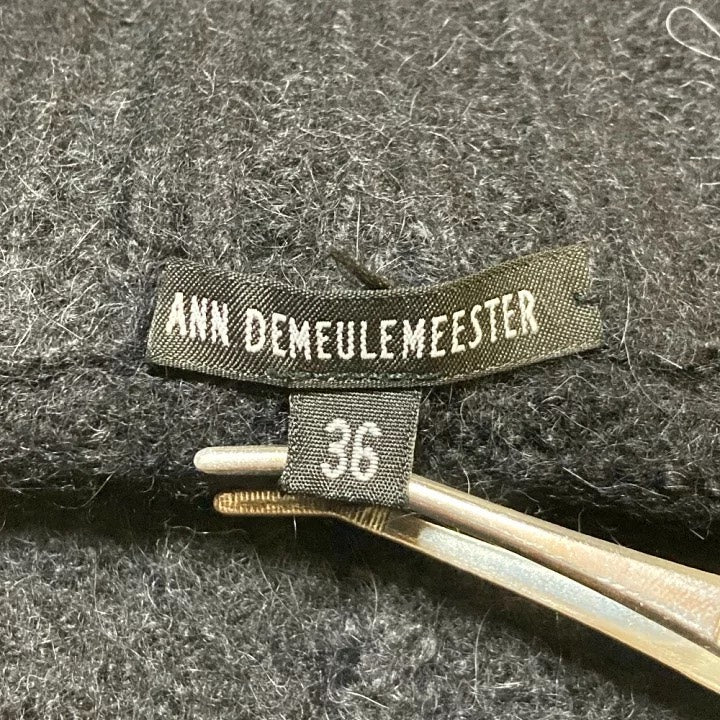 Ann Demeulemeester Alpaca Zip-Up Jacket