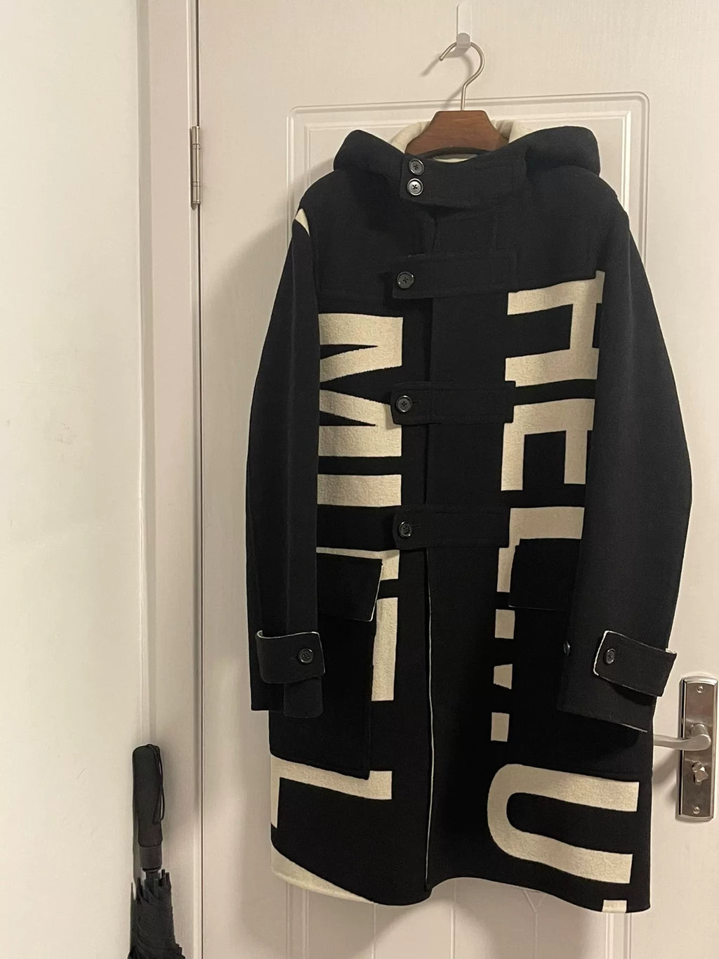 Helmut Lang Wool Academic Wool Coat