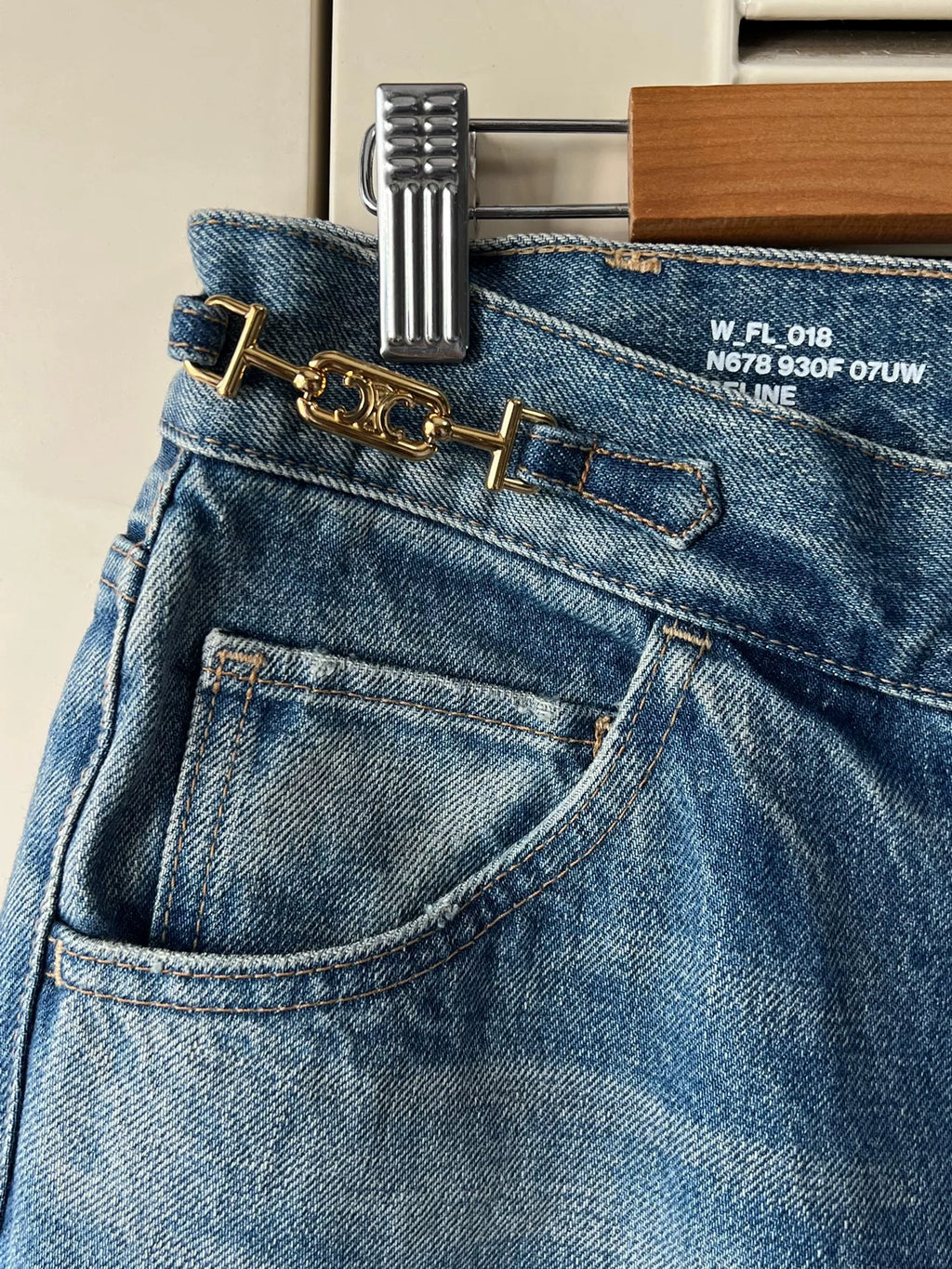 Celine Arc de Triomphe Chain Jeans