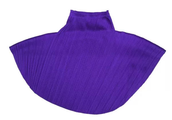 Issey Miyake Vintage Purple Transformable Pleated Skirt