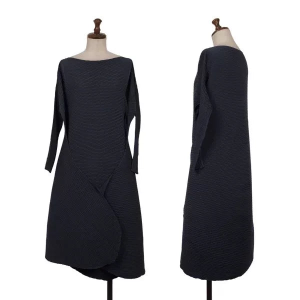Issey Miyake Vintage Blue Pleated Dress