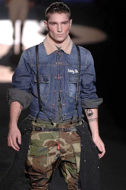 Dsquared2 Washed Denim Short Jacket