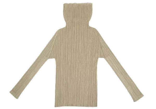 Issey Miyake Vintage Beige Pleated Top