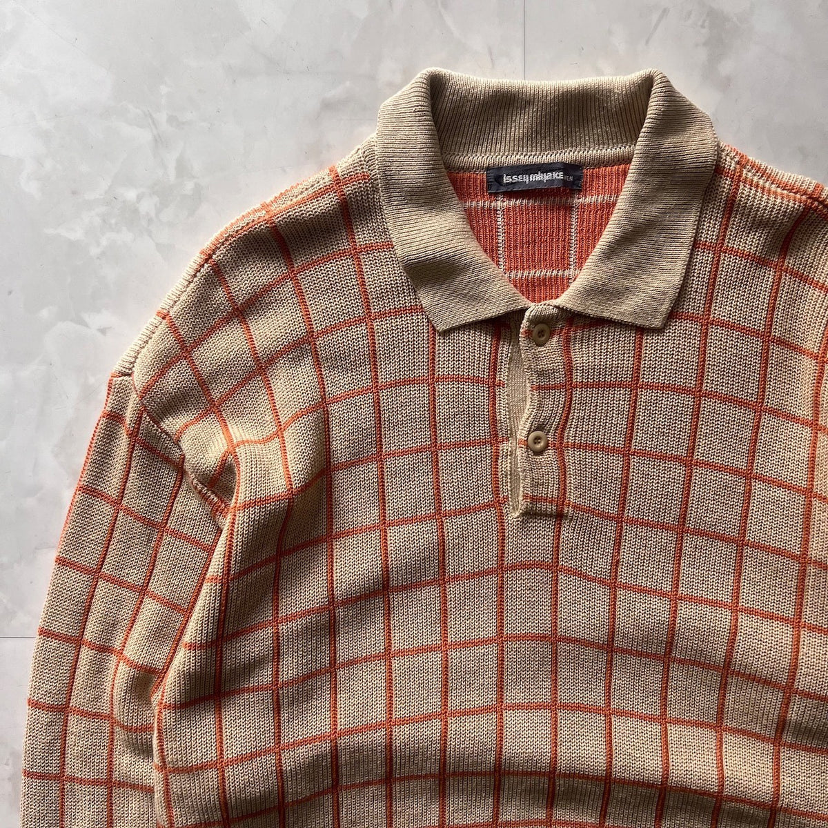 Issey Miyake 1980s Cotton Linen Knit Top