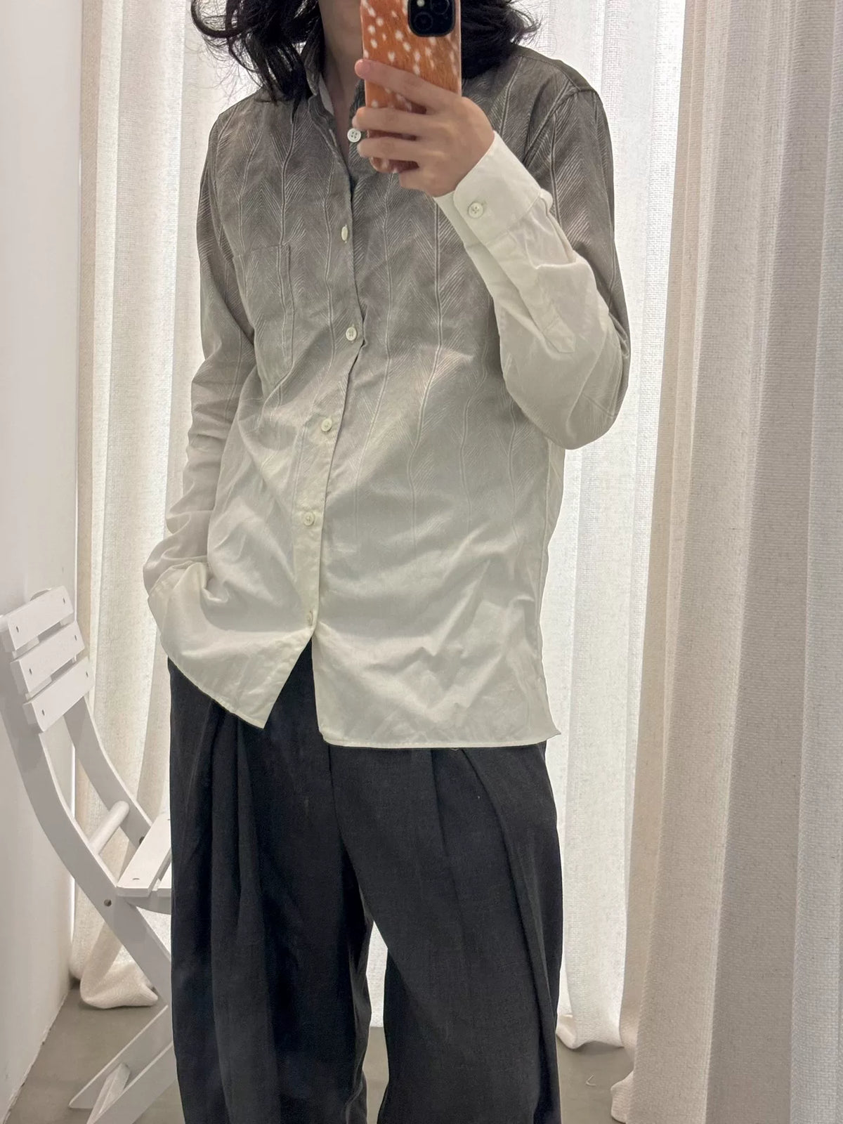 Ann Demeulemeester｜AW2012 Gradient Shirt