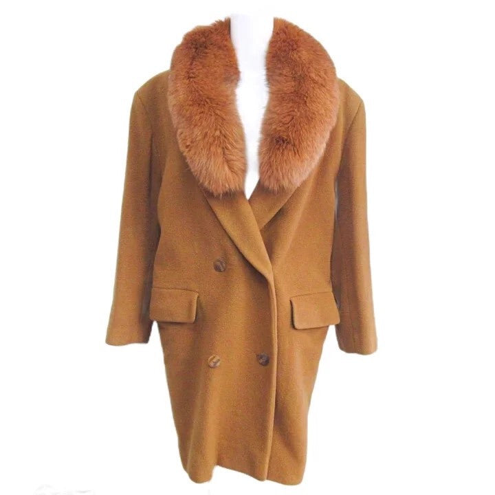 Jean Paul Gaultier Scarf Collar Double-Breasted Coat