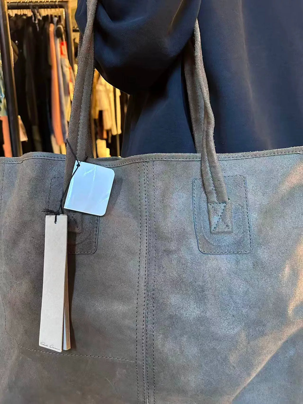 Rick Owens FW12 Mountain Dark Dust Rig Shopper Tote Bag