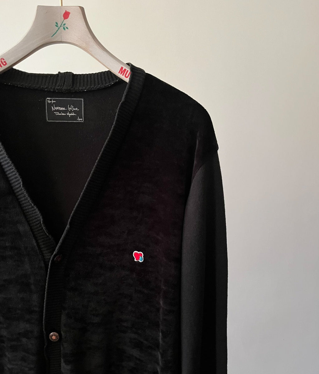 Number (N)ine 03AW Velvet Cardigan