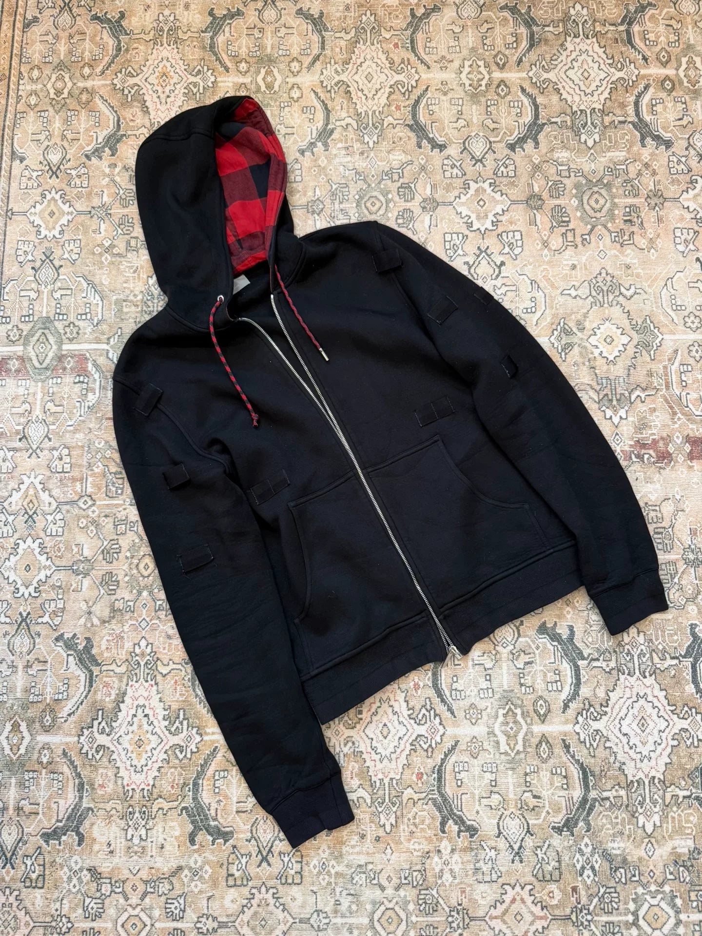 Dior Homme Plaid Zip Hoodie