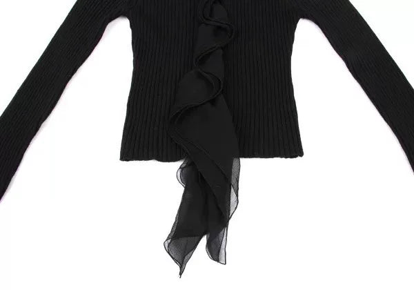 Jean Paul Gaultier Vintage Black Embellished Knit Top