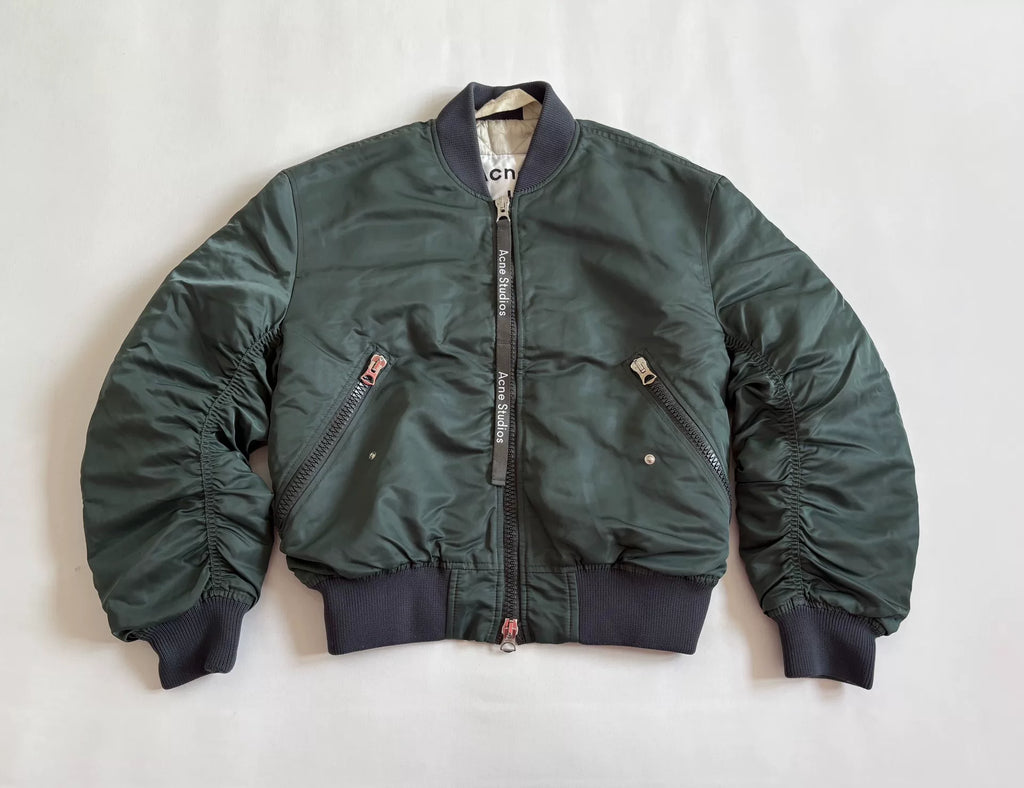 Acne Studios Bomber MA1 Pleated Jacket