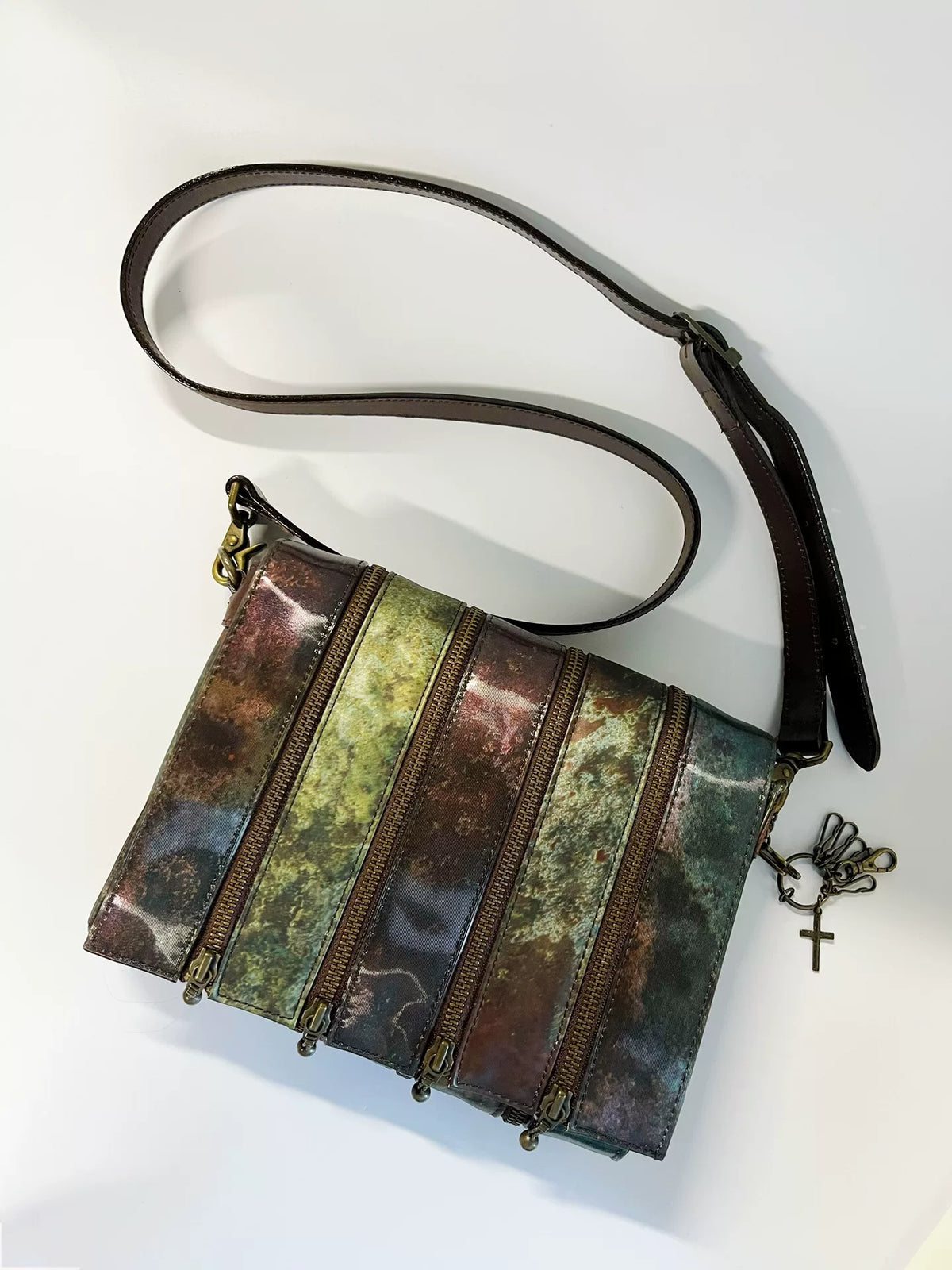 Jean Paul Gaultier Jade Beetle Deconstructed Small Crossbody Bag