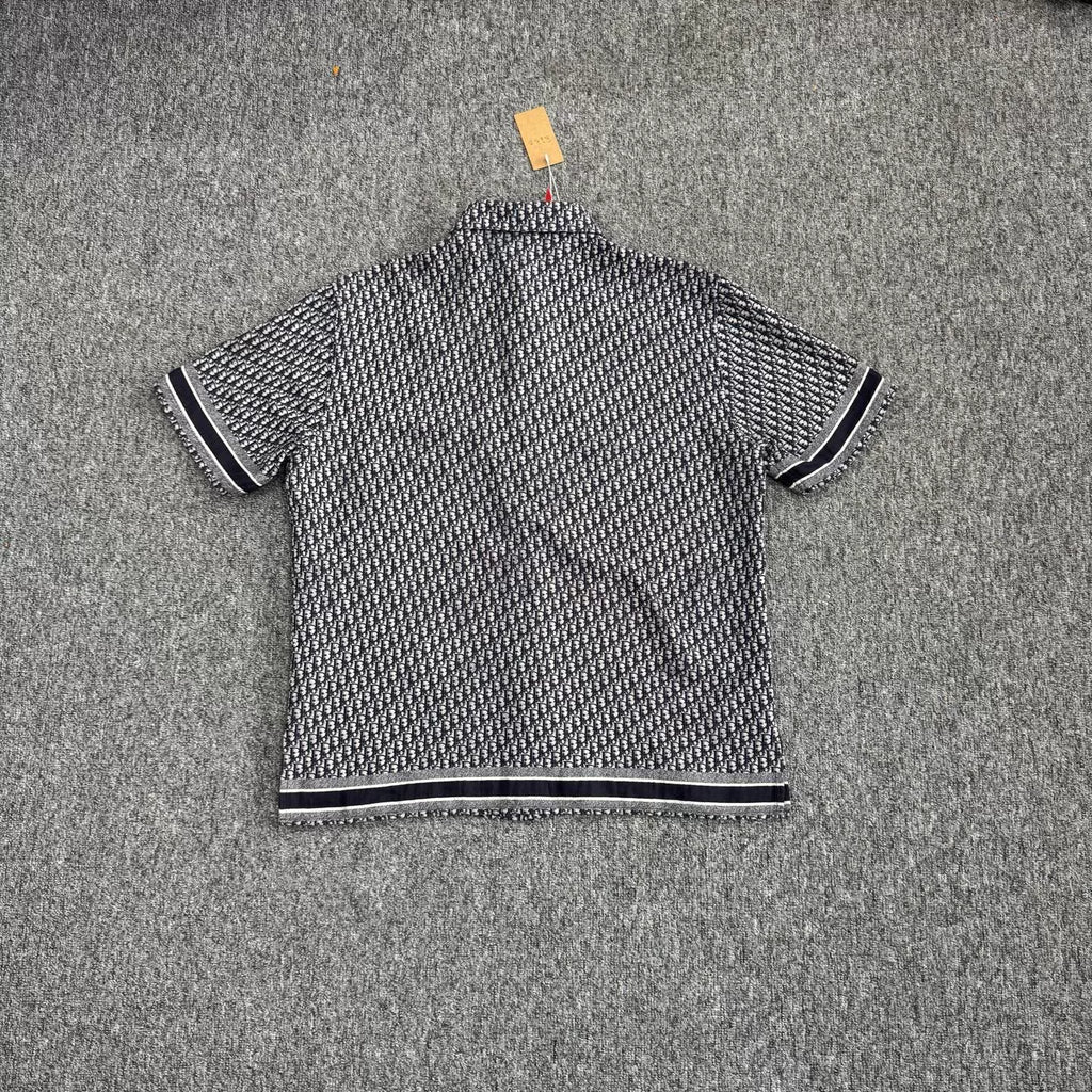 Dior Classic Monogram Short Sleeve Shirt