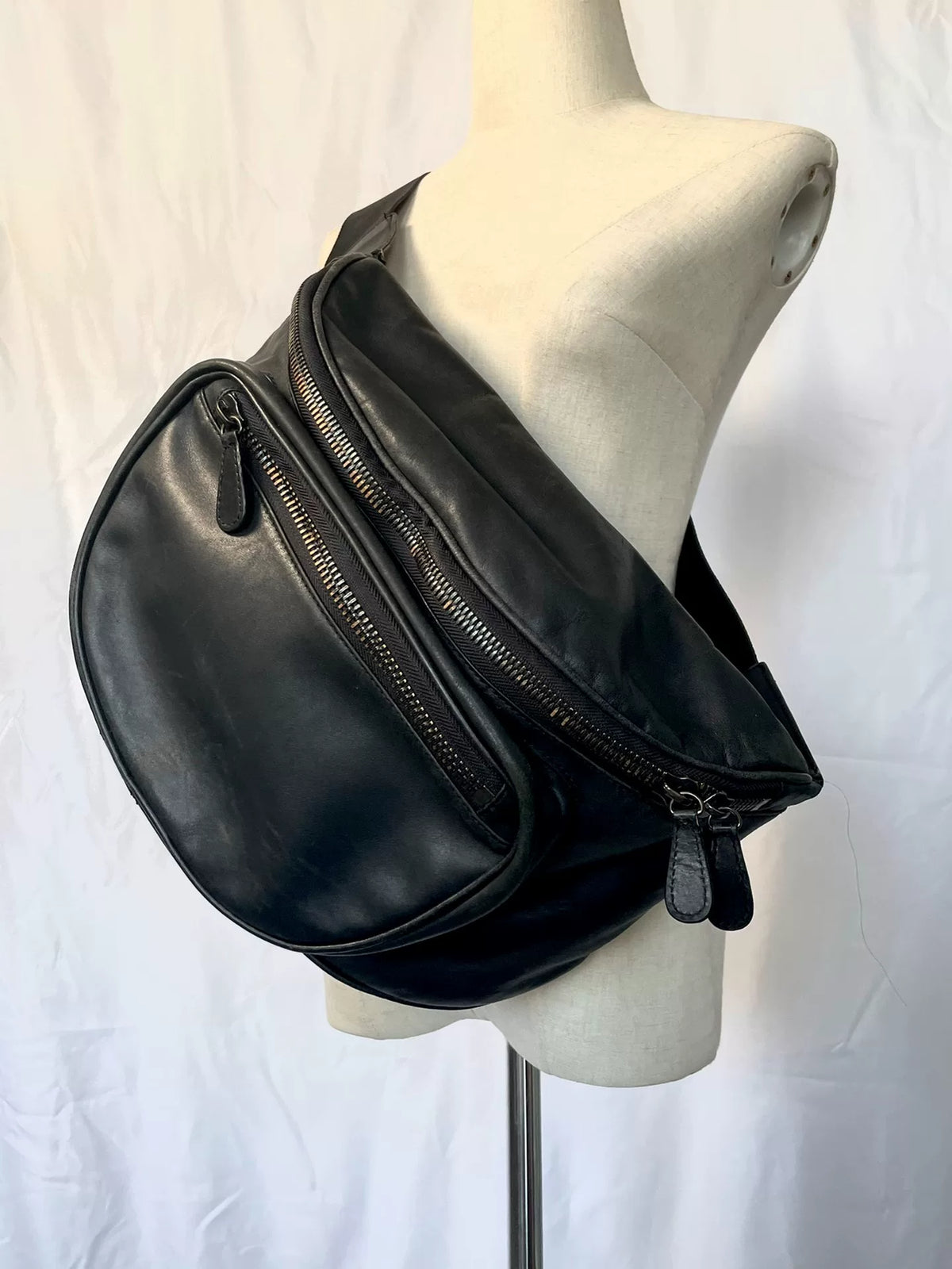Maison Martin Margiela | Oversized Genuine Leather Waist Bag