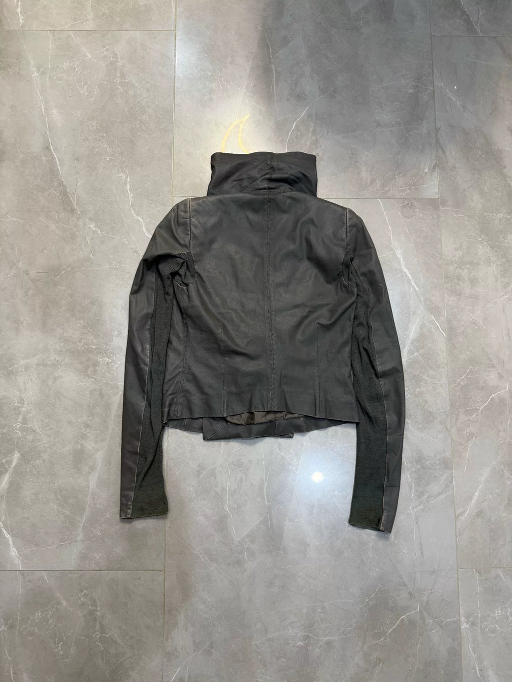 Rick Owens SS06 Turtleneck Leather Jacket
