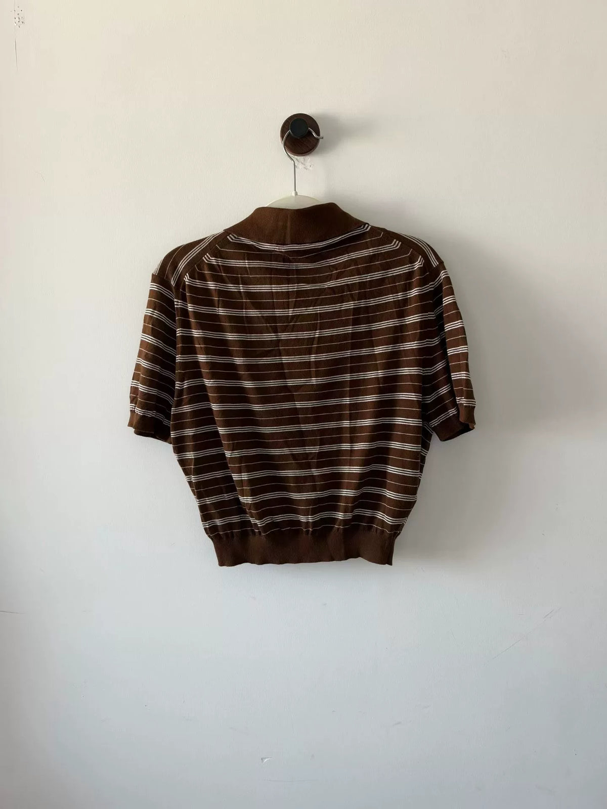 Miu Miu Striped Polo Sweater