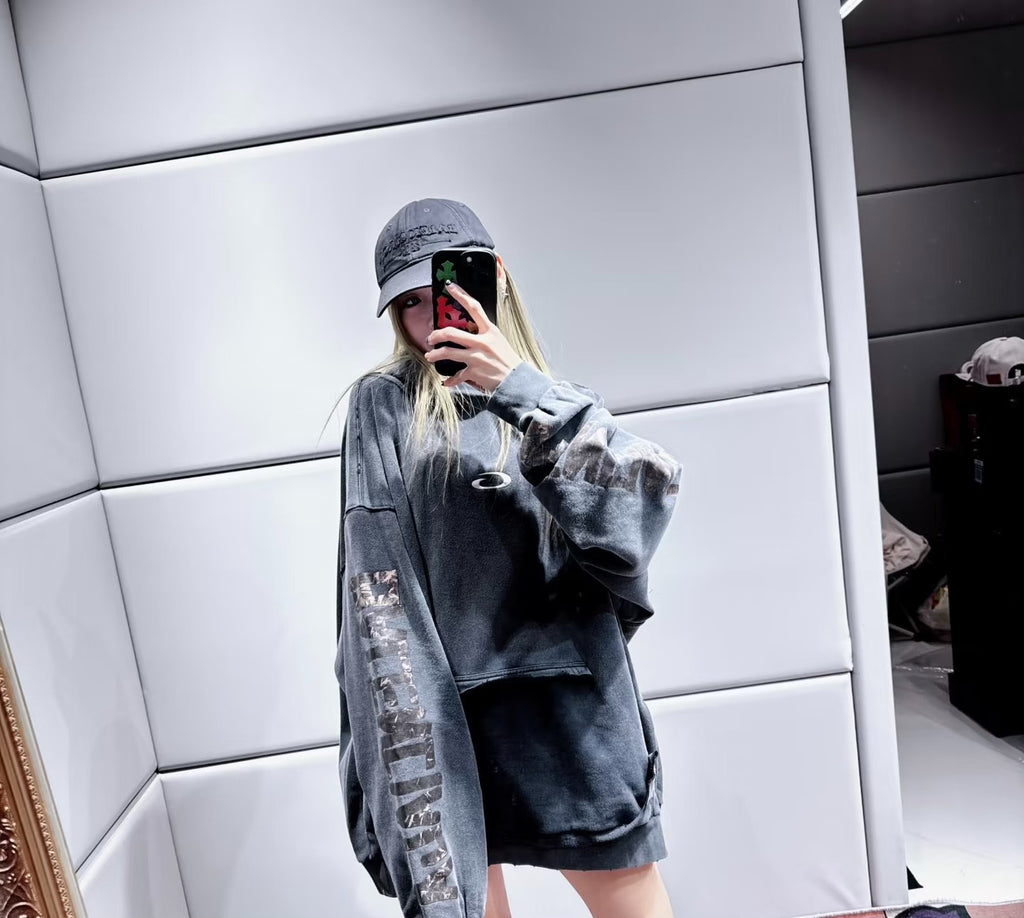 Balenciaga Unity Logo Black Hoodie