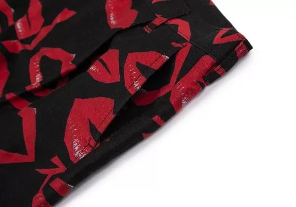 Issey Miyake Vintage Lip Print Shorts
