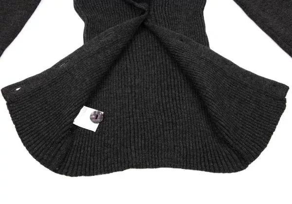 Jean Paul Gaultier Vintage Grey Striped Knit Sweater