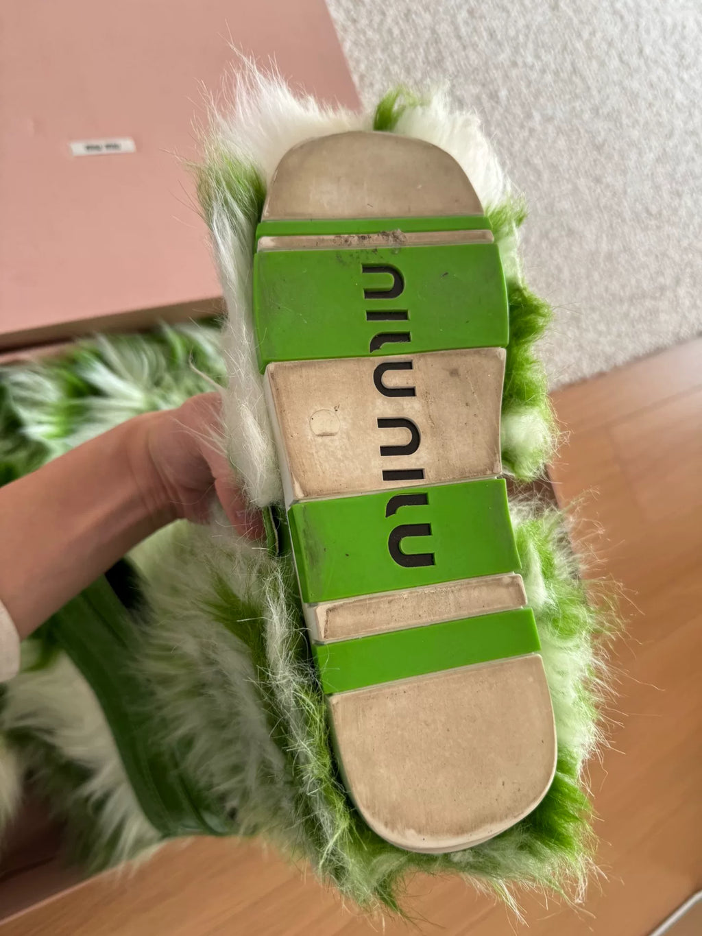 Miu Miu 17FW Fuzzy Boots