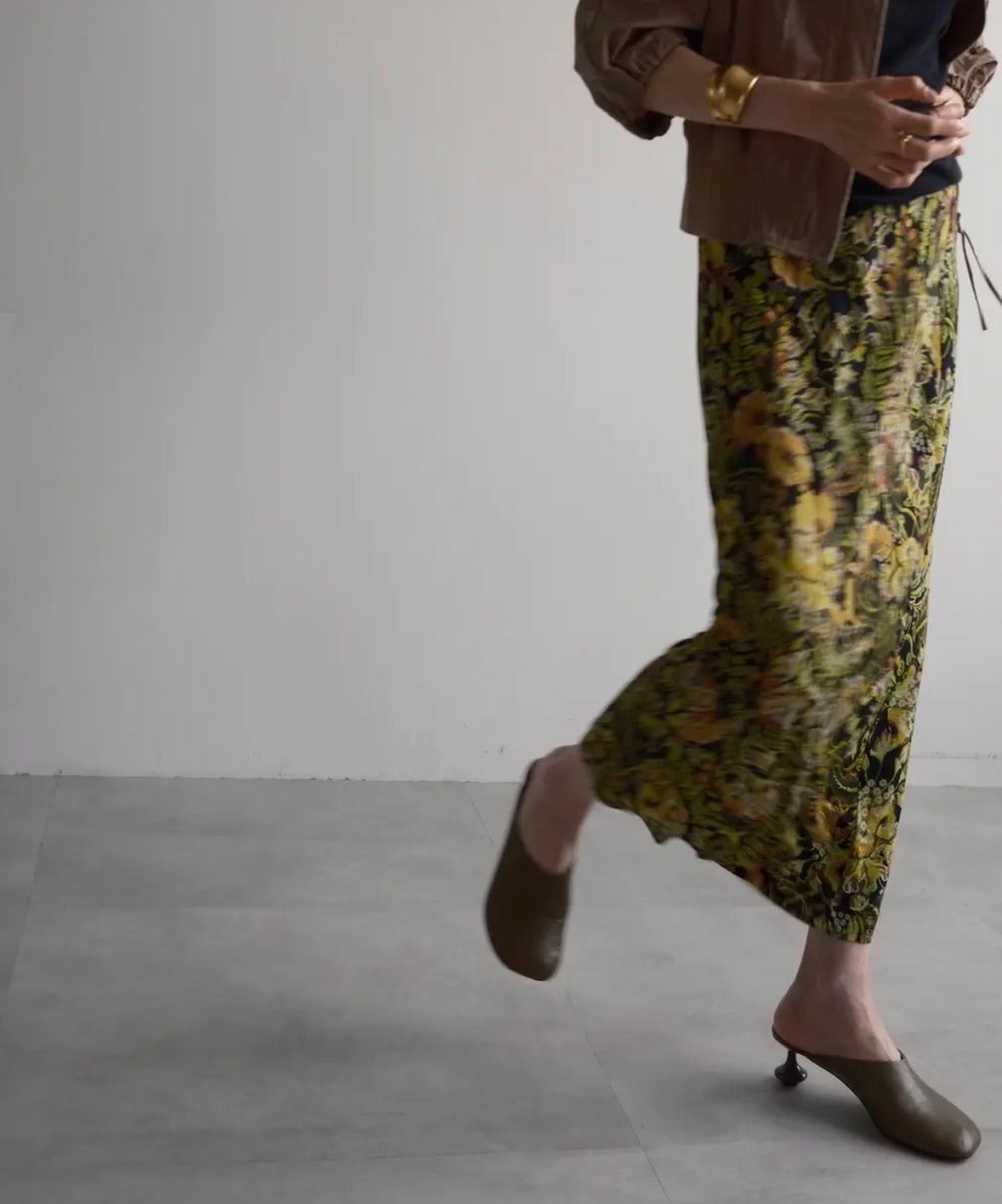 Dries Van Noten Floral Botanical Print Dress