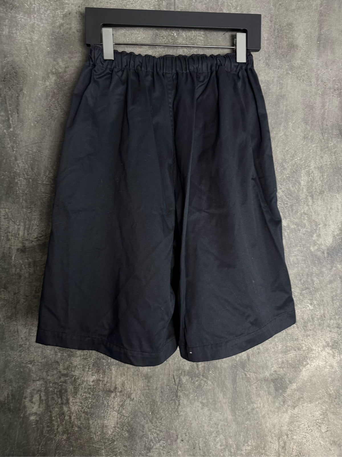 Balenciaga Black Slogan Nylon Shorts