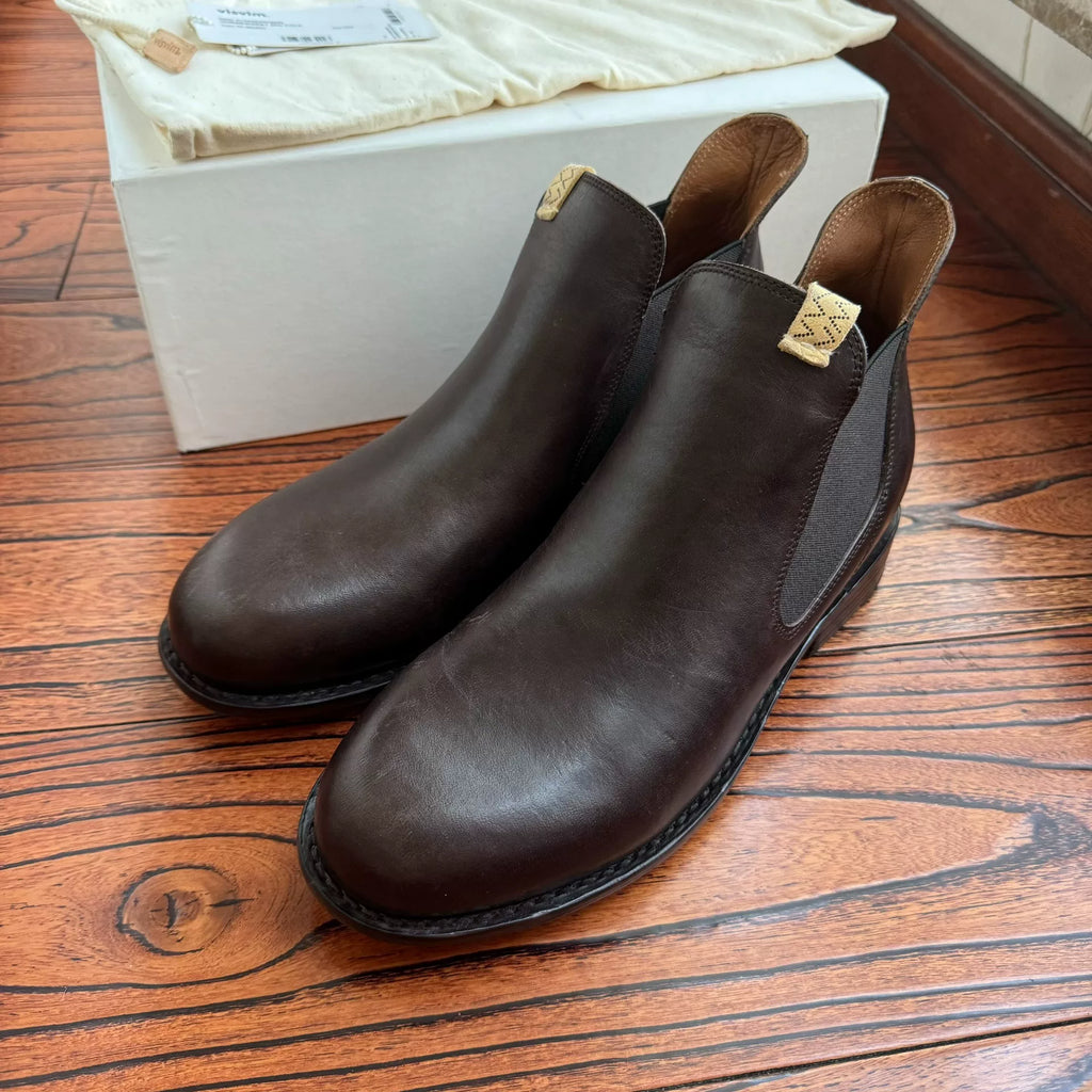 Visvim 24aw Gornergrat mid-folk Chelsea boots