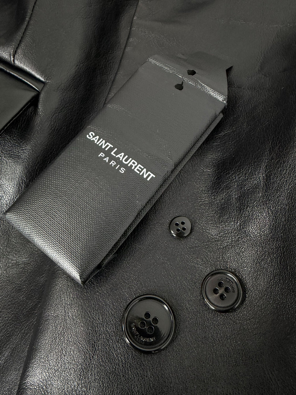 Saint Laurent Slp19ss Black White Studded Suit