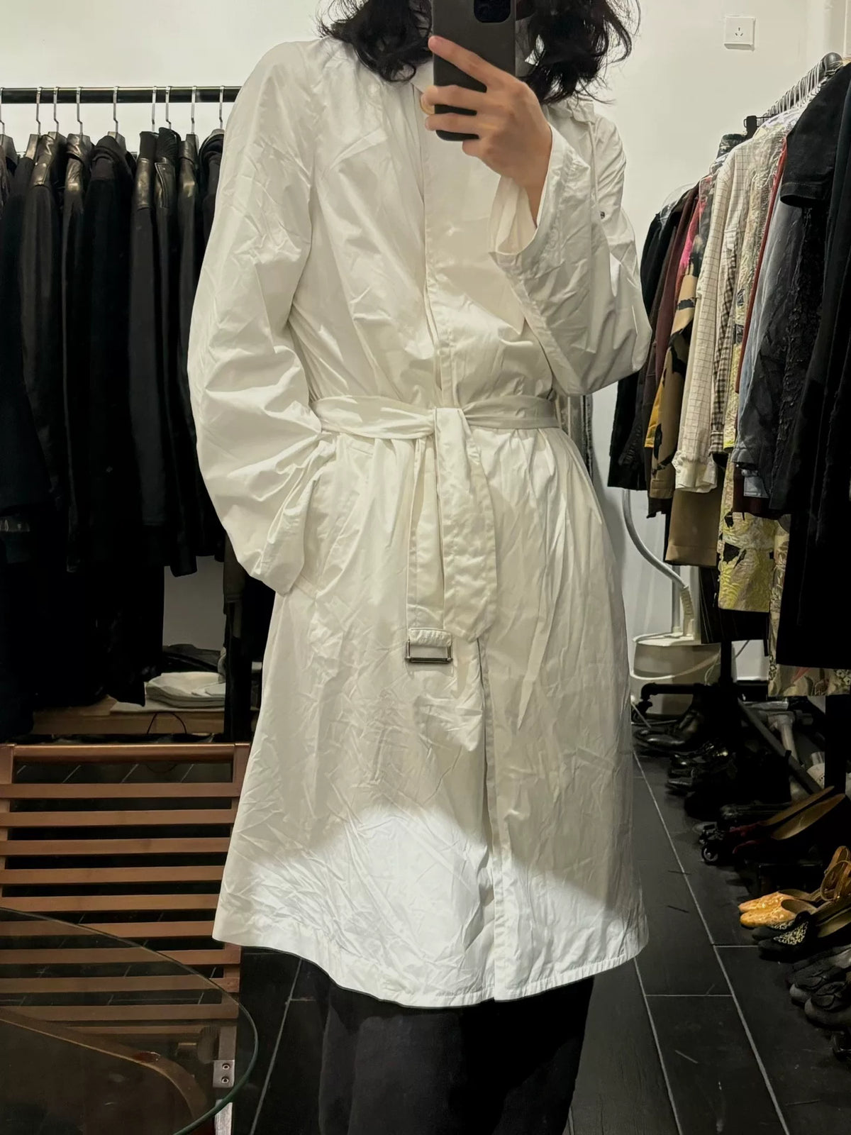 Ann Demeulemeester White Coat