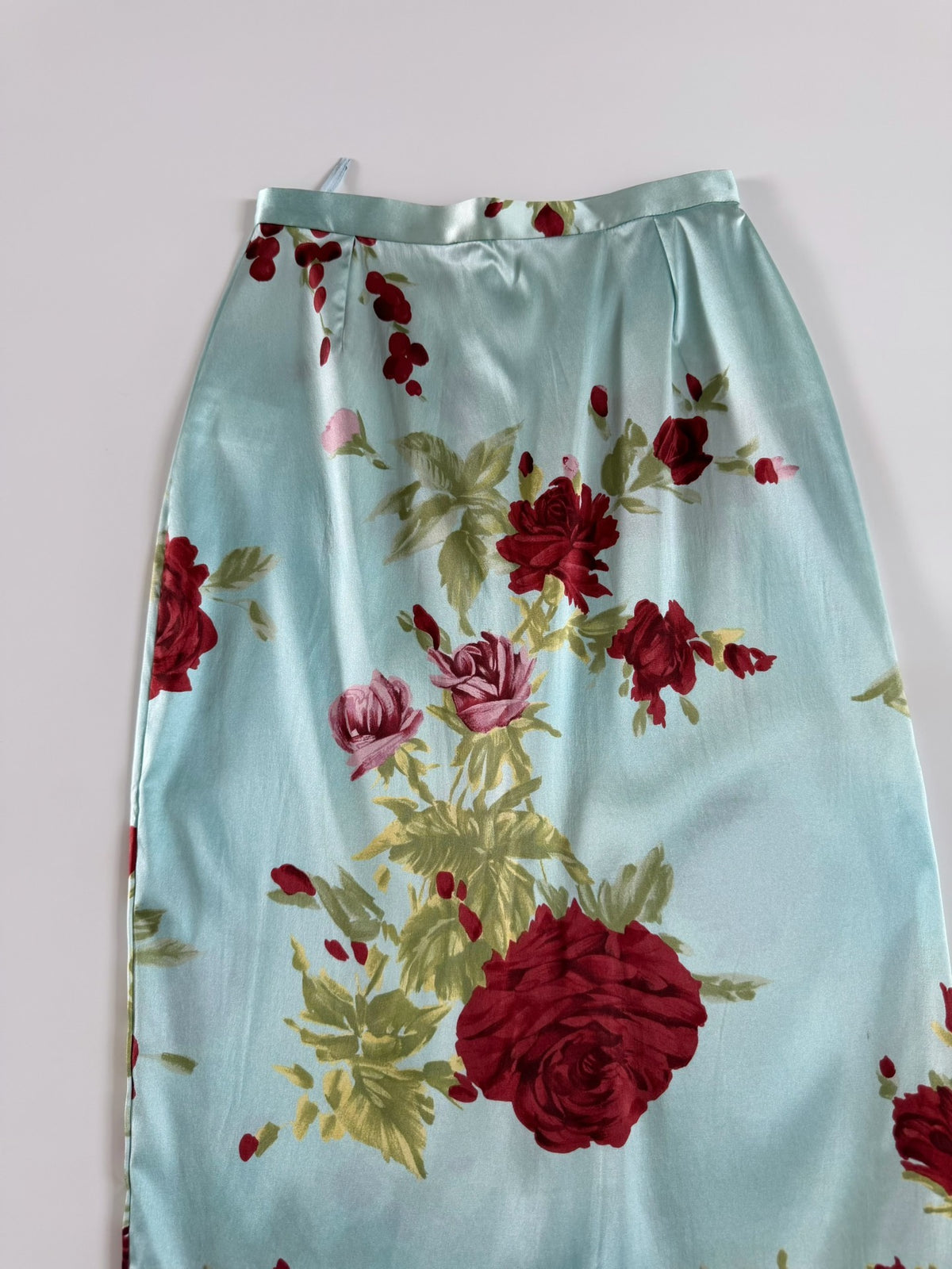 Dolce Gabbana Midi Silk Skirt