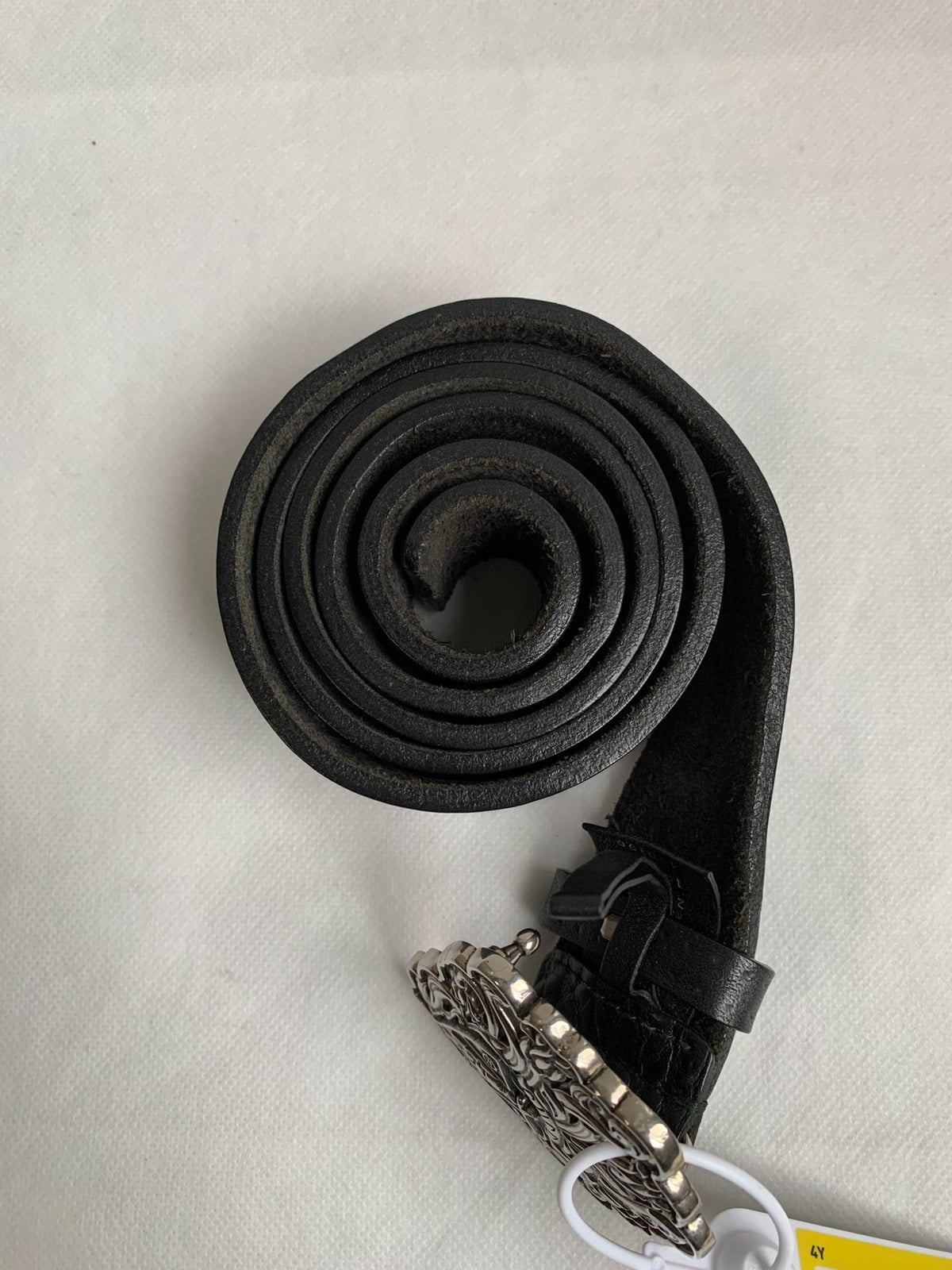 Gucci Shield Buffalo Leather Belt